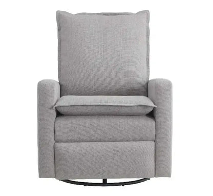 Uptown Nursery Swivel Rocker and Recliner - Gray Front rocker