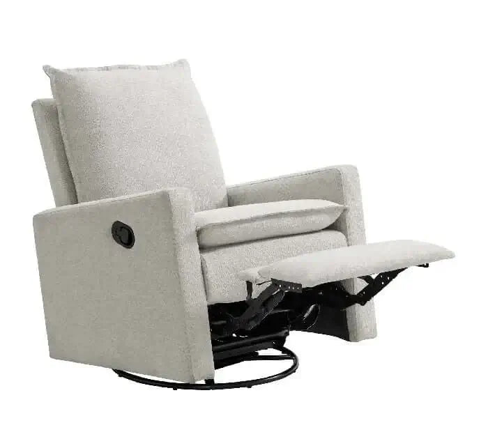 Uptown Nursery Swivel Rocker and Recliner - Sand side recliner 