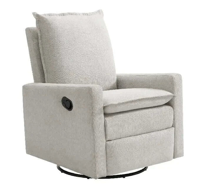 Uptown Nursery Swivel Rocker and Recliner - Sand side