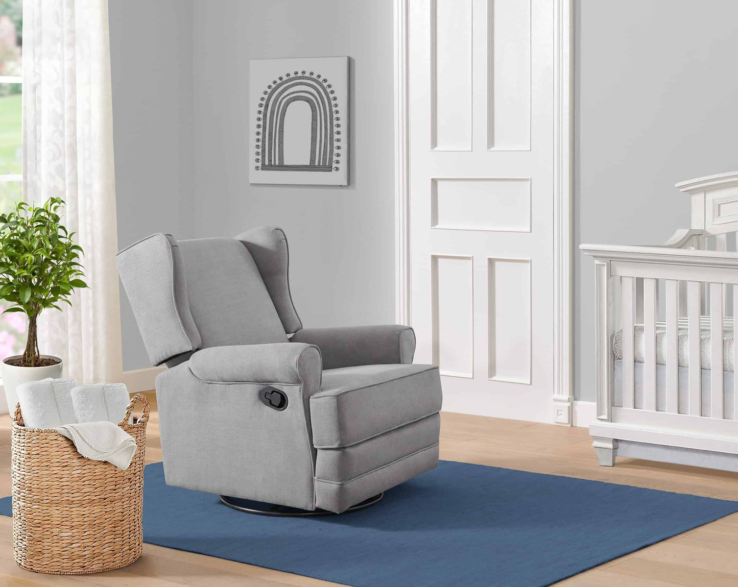 Teegan Nursery Swivel Rocker and Recliner