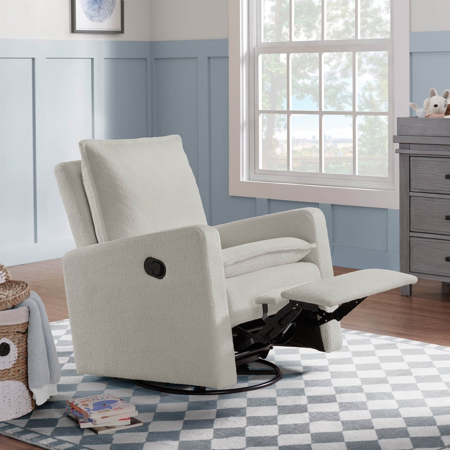 Teegan Nursery Swivel Rocker and Recliner