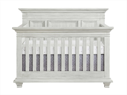 Weston 4 In 1 Convertible Crib - Front View of Weston 4 In 1 Convertible Crib Vintage White