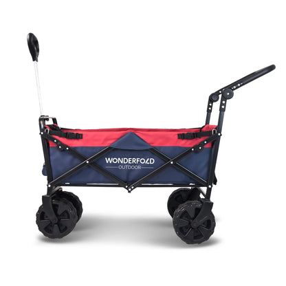 S2 Push and Pull Folding Wagon with Beach Tires