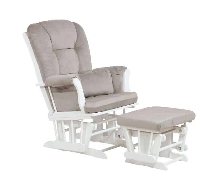 AFG Alice Glider Chair and Ottoman with Pillow