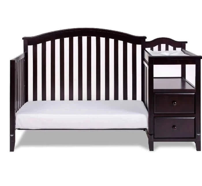 AFG Kali 4-in-1 Crib and Changer - Espresso daybed front