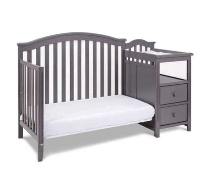 AFG Kali 4-in-1 Crib and Changer - Gray Daybed side