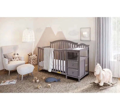 AFG Kali 4-in-1 Crib and Changer - Gray room