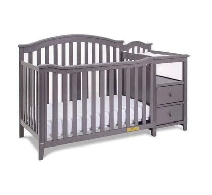 AFG Kali 4-in-1 Crib and Changer - Gray crib side 2 