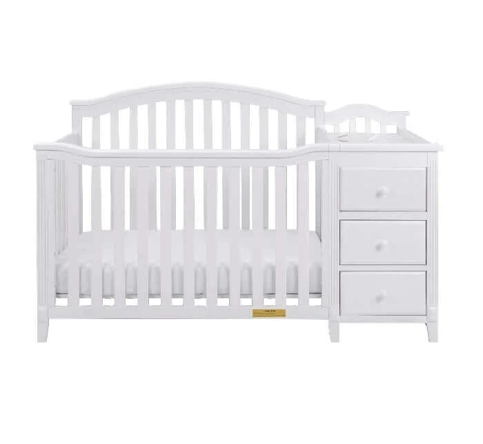 AFG Kali II 4-in-1 Crib and Changer - White front 2