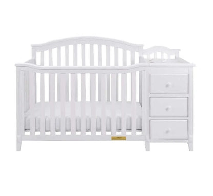 AFG Kali II 4-in-1 Crib and Changer - White front 2