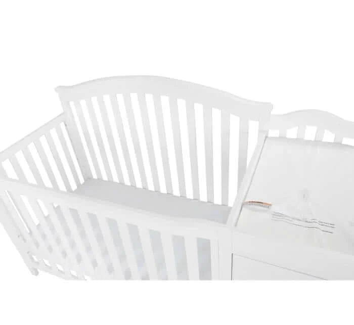 AFG Kali II 4-in-1 Crib and Changer - White top view