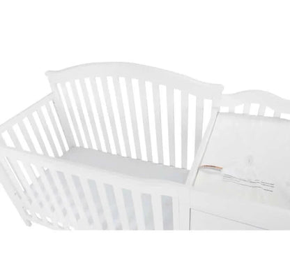 AFG Kali II 4-in-1 Crib and Changer - White top view