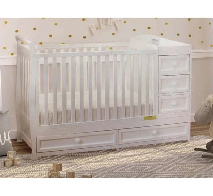 AFG Daphne 3 in 1 Crib and Changer Combo - Crib Zoom 