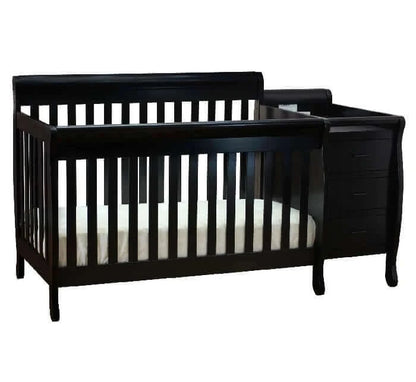 AFG Kimberly Convertible Crib and Changer - Black side 2 