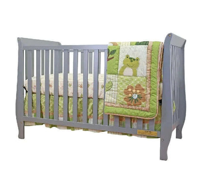 AFG Naomi Convertible Crib w/ Toddler Rail - Gray side 