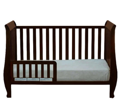 AFG Naomi Convertible Crib w/ Toddler Rail - Espresso Guard Rail 