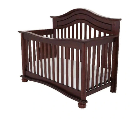 AFG Lia Convertible Crib - Cherry Side view