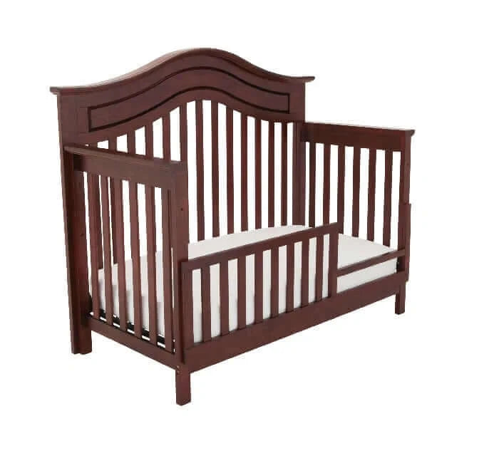 AFG Lia Convertible Crib - Espresso side guardrail other side