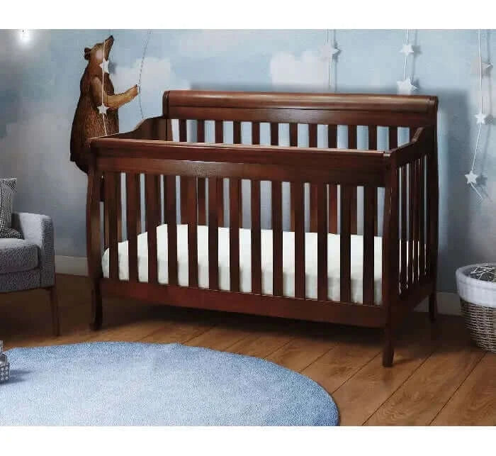 AFG Alice Convertible Crib w/ Toddler Rail - Espresso room zoomed