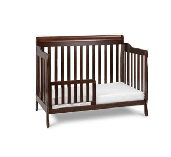 AFG Alice Convertible Crib w/ Toddler Rail - Espresso Guard Rail