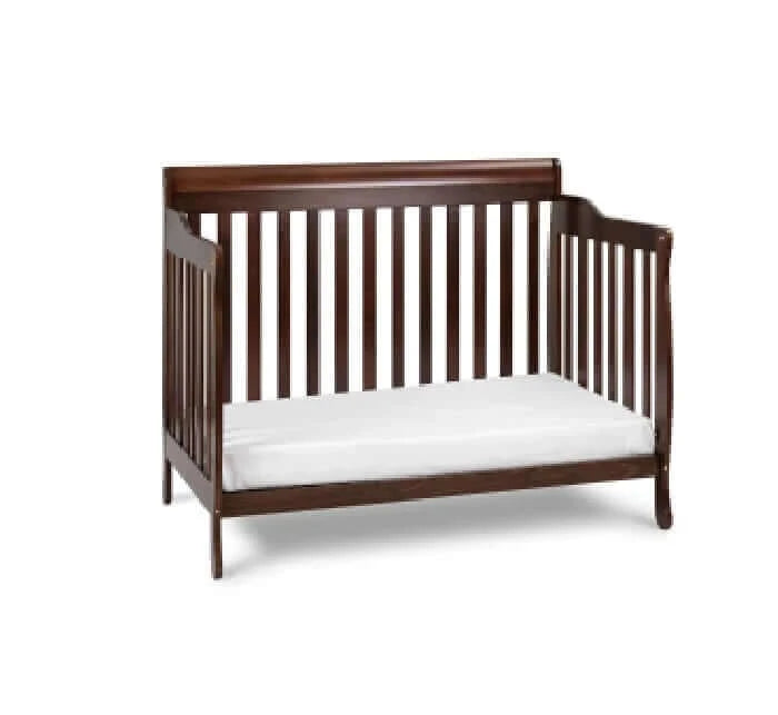 AFG Alice Convertible Crib w/ Toddler Rail - Espresso Day bed Side 2