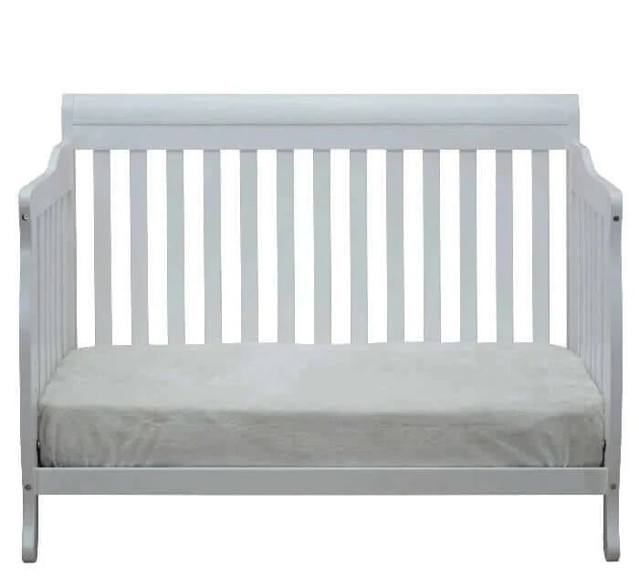 AFG Alice Convertible Crib w/ Toddler Rail - - White Daybed