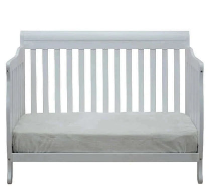 AFG Alice Convertible Crib w/ Toddler Rail - - White Daybed