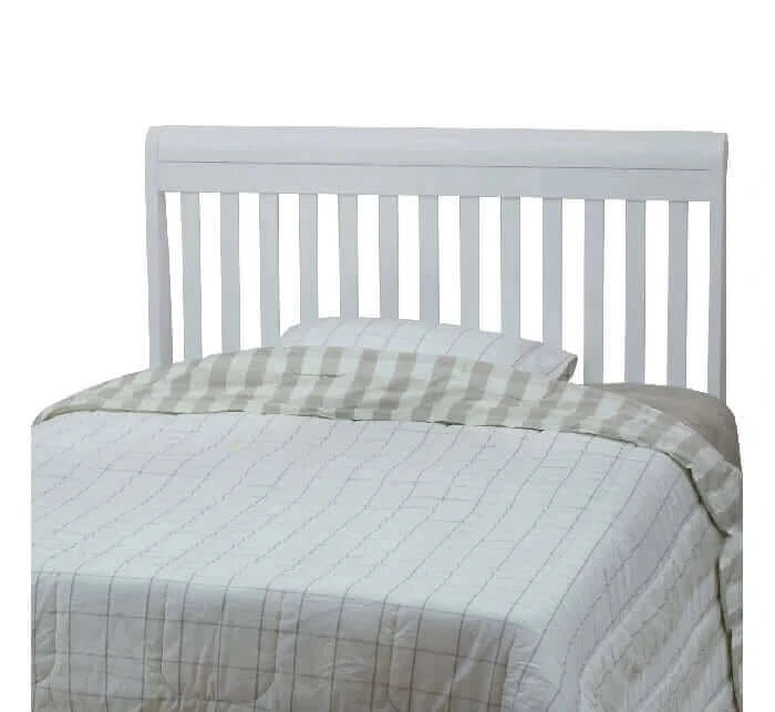 AFG Alice Convertible Crib w/ Toddler Rail - White Toddler bed 