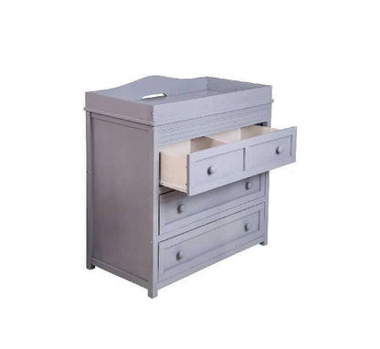 AFG Leila 2 Drawer Changer/Dresser - Gray drawer open