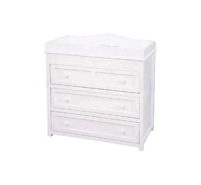 AFG Leila 2 Drawer Changer/Dresser - White side