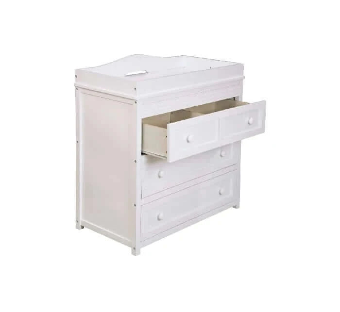 AFG Leila 2 Drawer Changer/Dresser - White drawer open