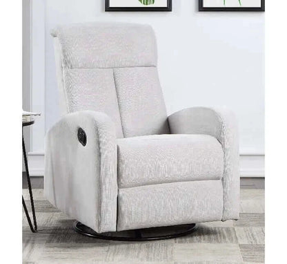 AFG Amber Swivel Glider Recliner Gray - Front view Room