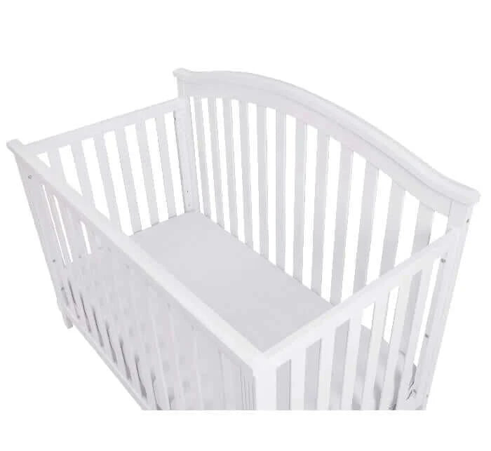 AFG Kali 4-in-1 Crib (Flat Footboard) - White crib top