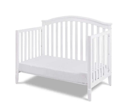 AFG Kali 4-in-1 Crib (Flat Footboard) - White Daybed side