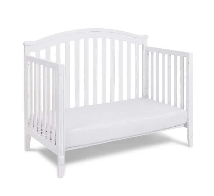 AFG Kali 4-in-1 Crib (Flat Footboard) - White Daybed side 2