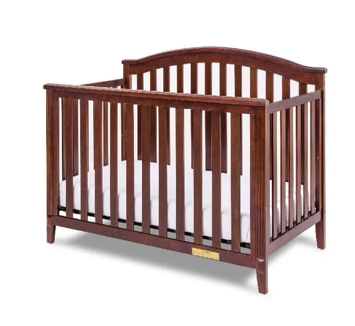 AFG Kali 4-in-1 Crib (Flat Footboard) - Espresso Crib side