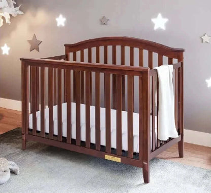 AFG Kali 4-in-1 Crib (Flat Footboard) - Espresso crib room zoomed