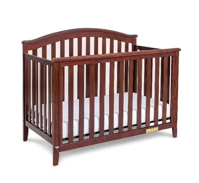 AFG Kali 4-in-1 Crib (Flat Footboard) - Espresso crib side 3