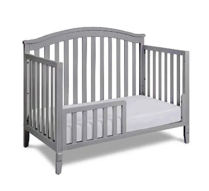 AFG Kali 4-in-1 Crib (Flat Footboard) - Gray Guardrail side